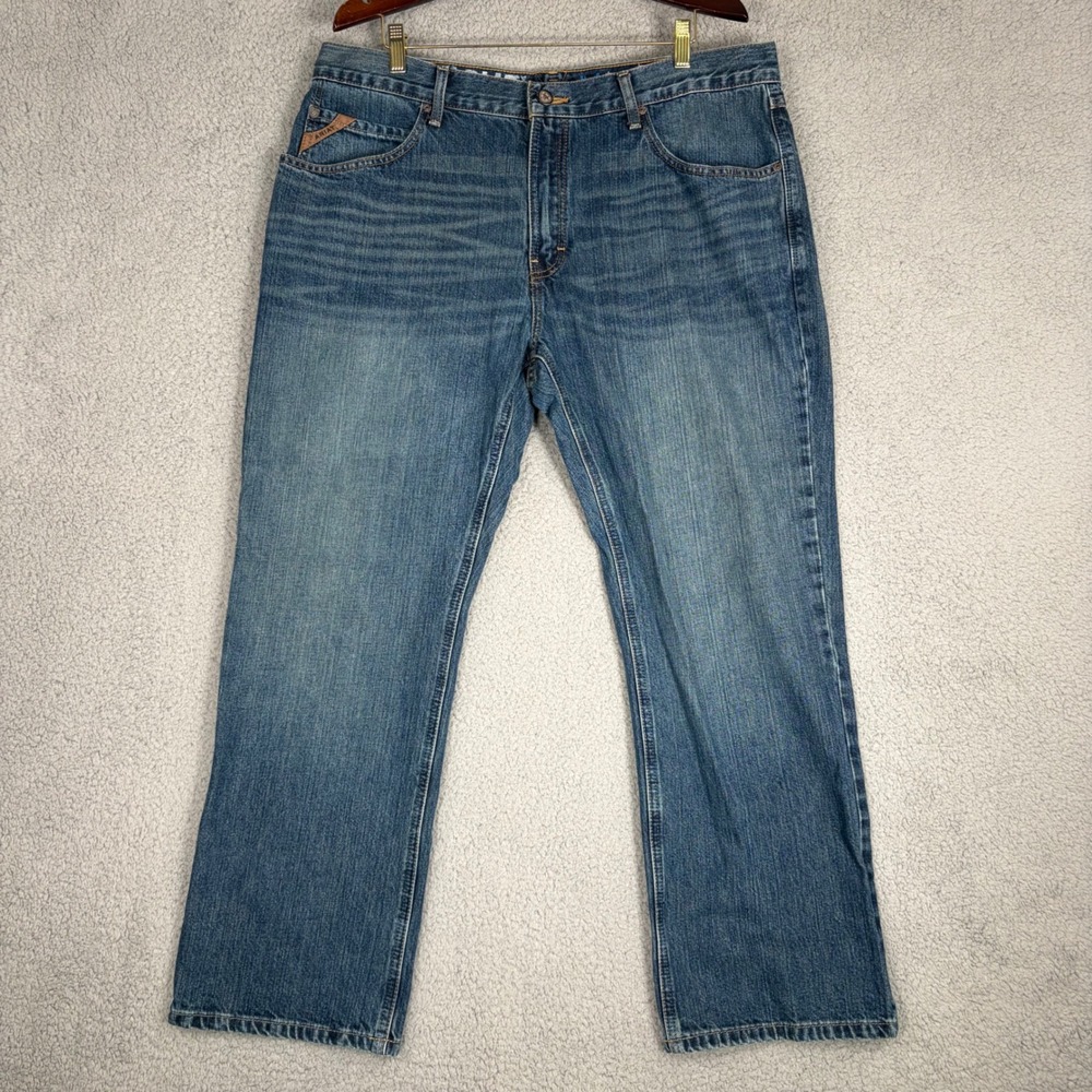 Ariat Jeans Mens 36x28 Blue M2 Relaxed Boot Swagger Medium Wash Denim 10006156